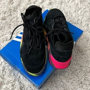 Adidas “Streetball” high top sneaker